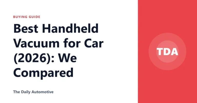 Best Handheld Vacuum for Car (2026): We Compared