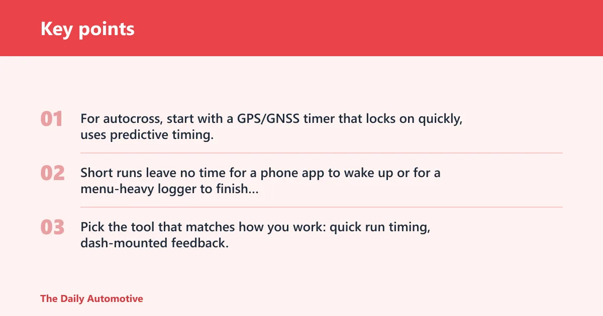 Key points: Quick comparison
