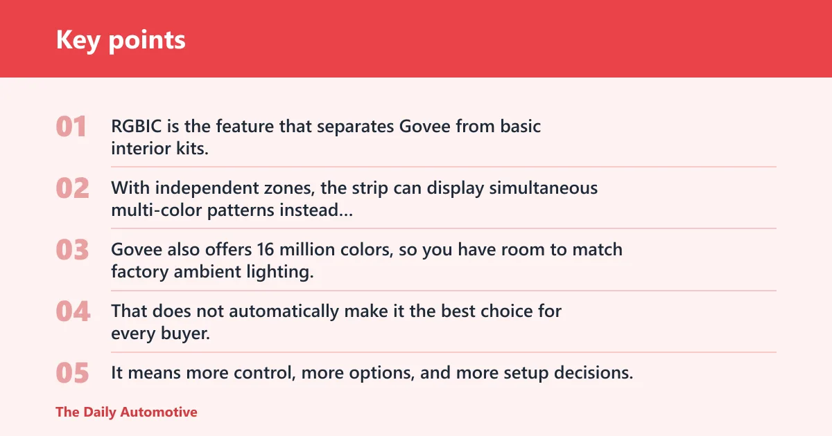 Key points: Why Govee stands out