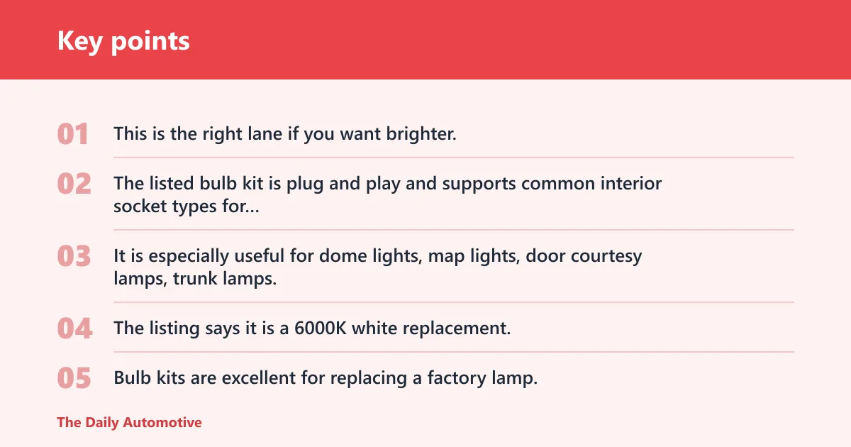 Key points: LED bulb kit: best for factory-style lighting