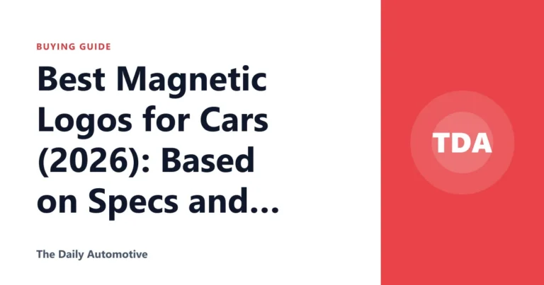 Best Magnetic Logos for Cars (2026): Based on Specs and Reviews