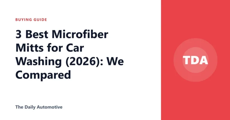 3 Best Microfiber Mitts for Car Washing (2026): We Compared