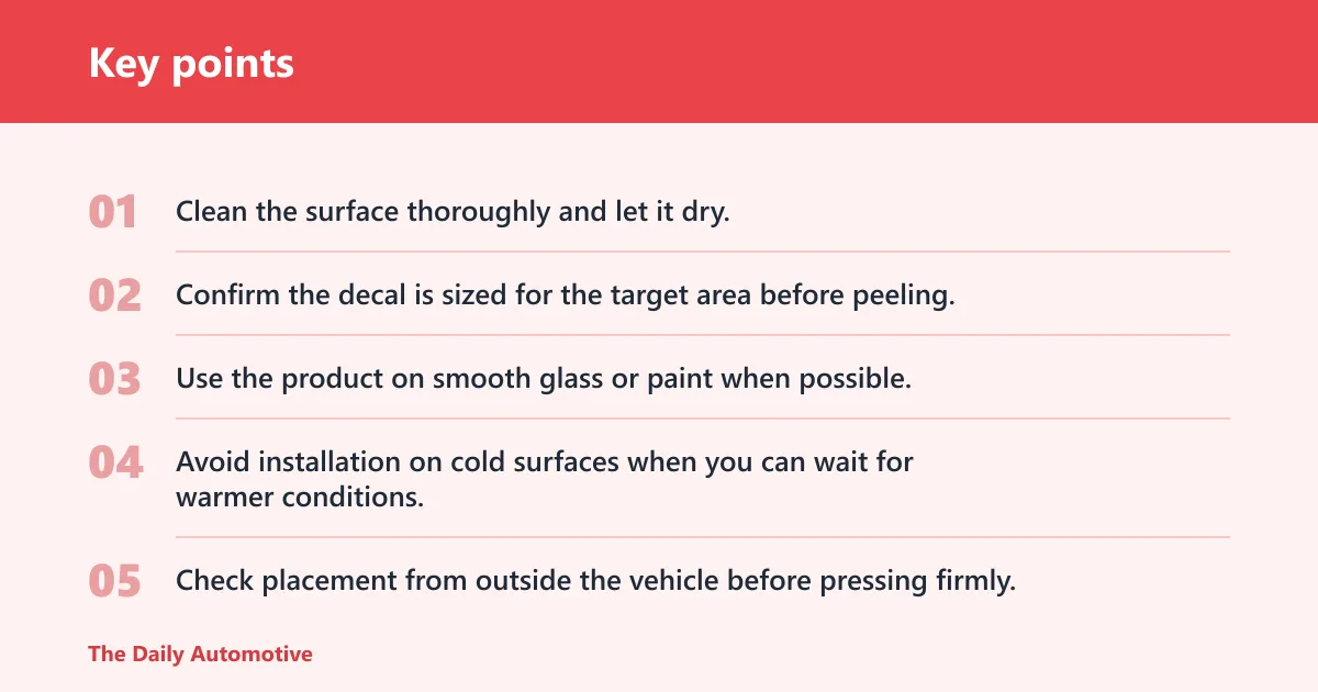 Key points: What should you look for before buying a military decal?