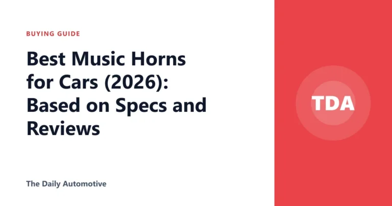 Best Music Horns for Cars (2026): Based on Specs and Reviews