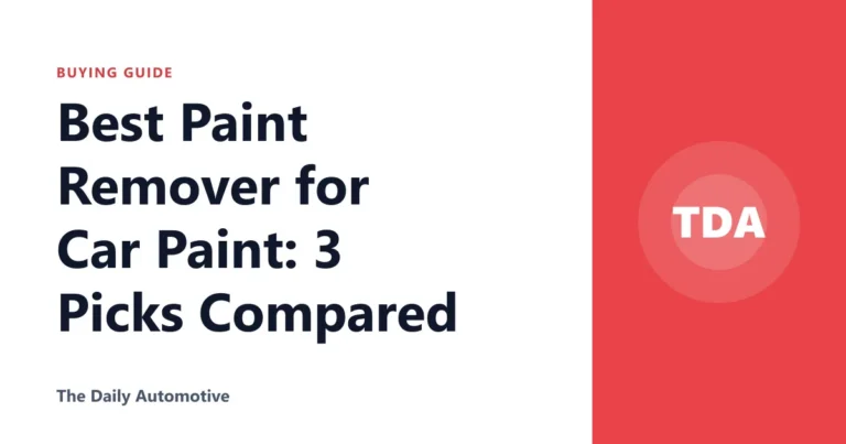 Best Paint Remover for Car Paint: 3 Picks Compared
