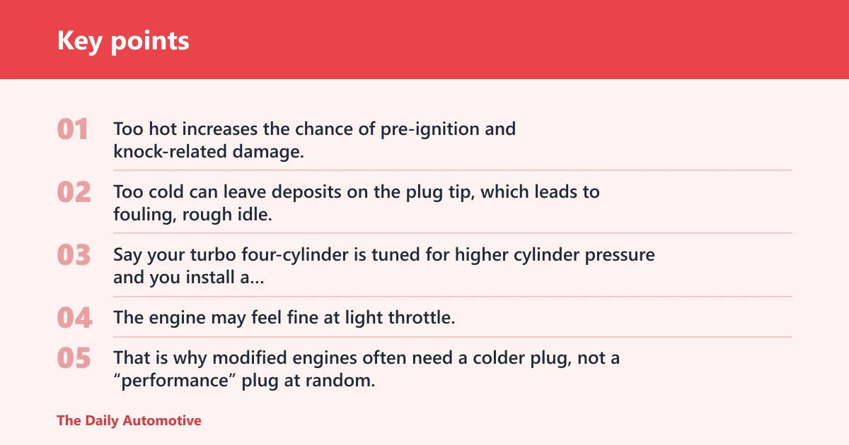 Key points: What spark plug fitment actually matters?