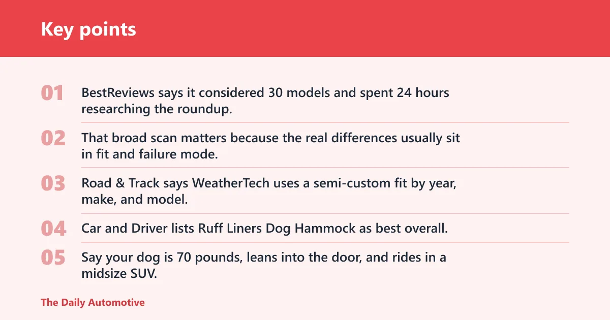 Key points: How we chose