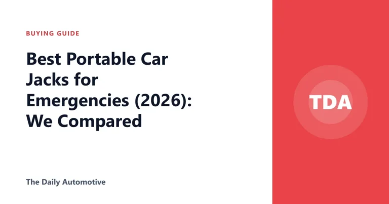 Best Portable Car Jacks for Emergencies (2026): We Compared