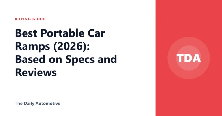 Best Portable Car Ramps (2026): Based on Specs and Reviews