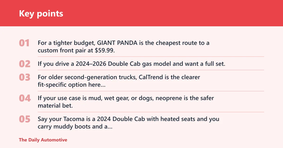 Key points: Which one should you buy