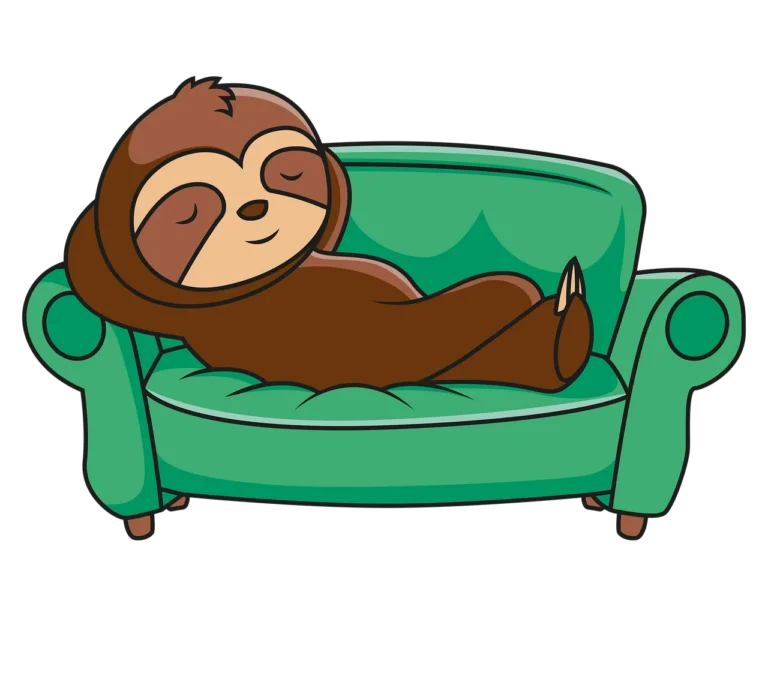 Three sloth decals shown on a car window and door in natural light