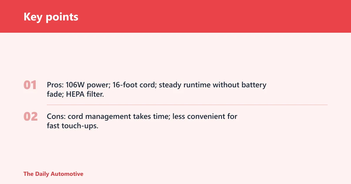 Key points: ThisWorx Car Vacuum Cleaner: best for deeper messes