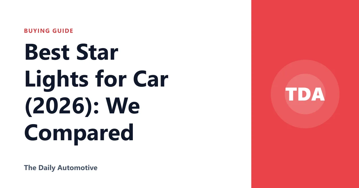 Best Star Lights for Car (2026): We Compared