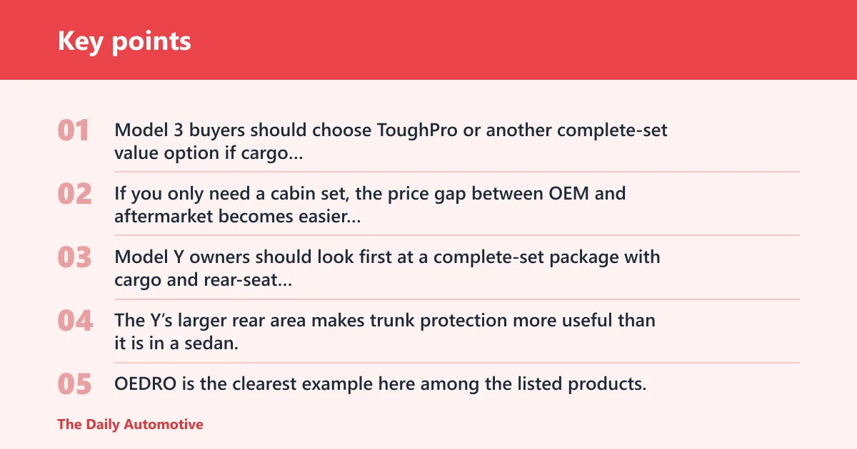 Key points: Which one should you buy?