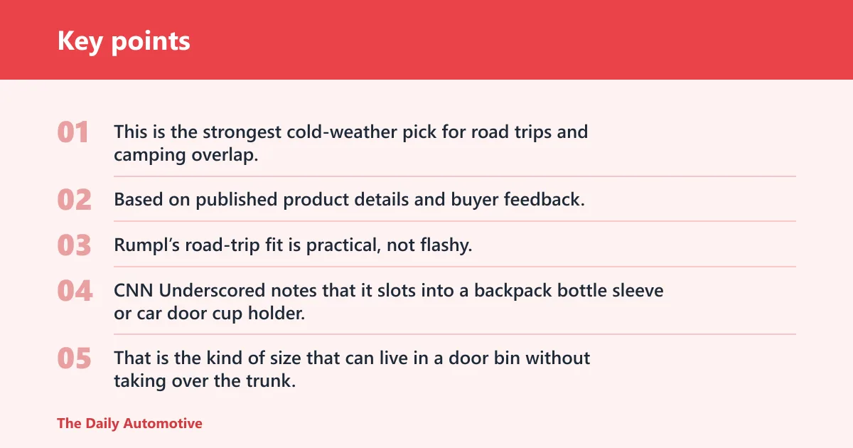 Key points: Rumpl Travel Puffy Blanket: best for cold trips