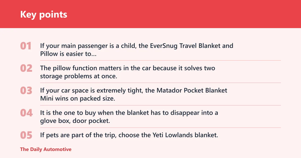 Key points: Which one should you buy