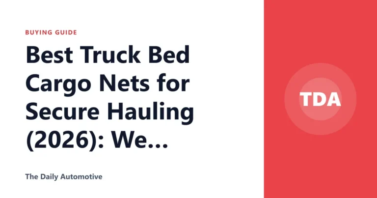 Best Truck Bed Cargo Nets for Secure Hauling (2026): We Compared