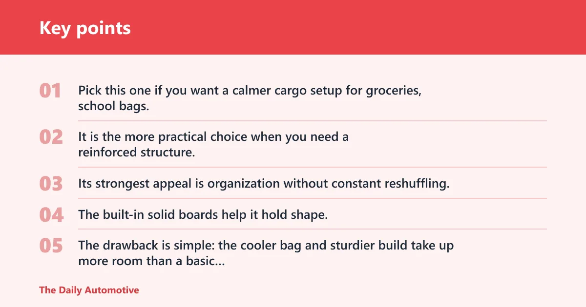 Key points: MIKKUPPA Car Trunk Organizer with Cooler: best for daily hauling