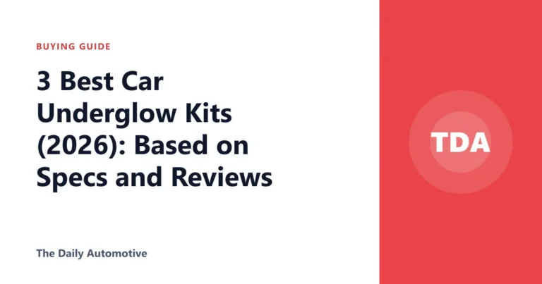 3 Best Car Underglow Kits (2026): Based on Specs and Reviews
