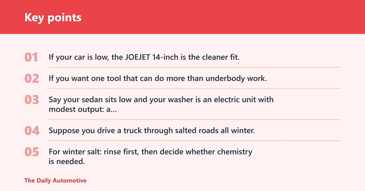 Key points: Which one should you buy?