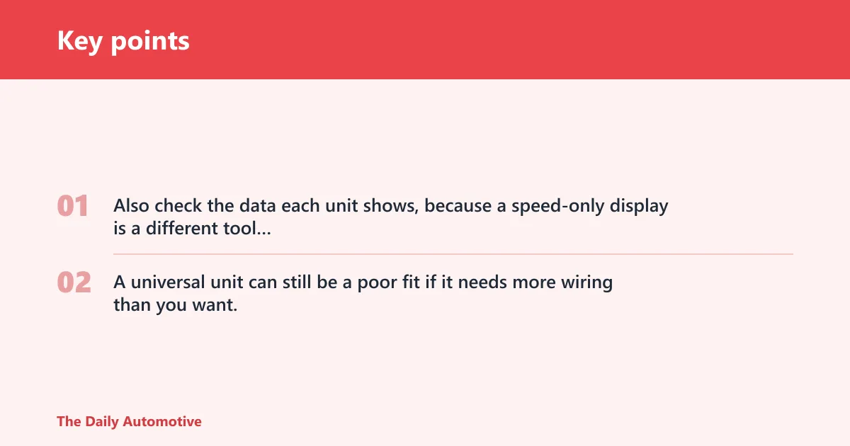 Key points: How we chose