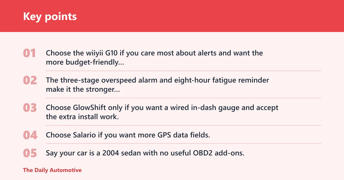 Key points: Which one should you buy