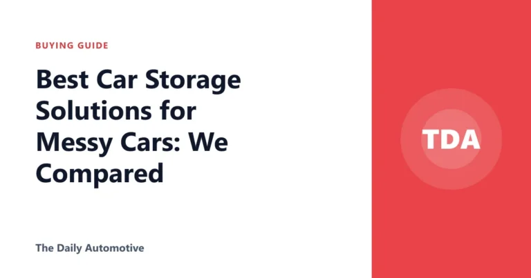 Best Car Storage Solutions for Messy Cars: We Compared