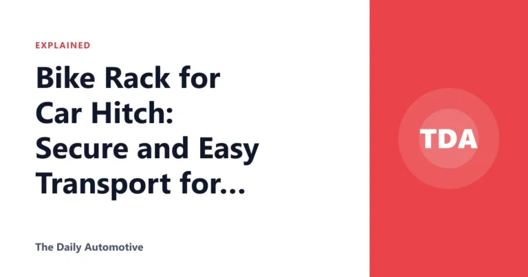 Bike Rack for Car Hitch: Secure and Easy Transport for Your Bikes