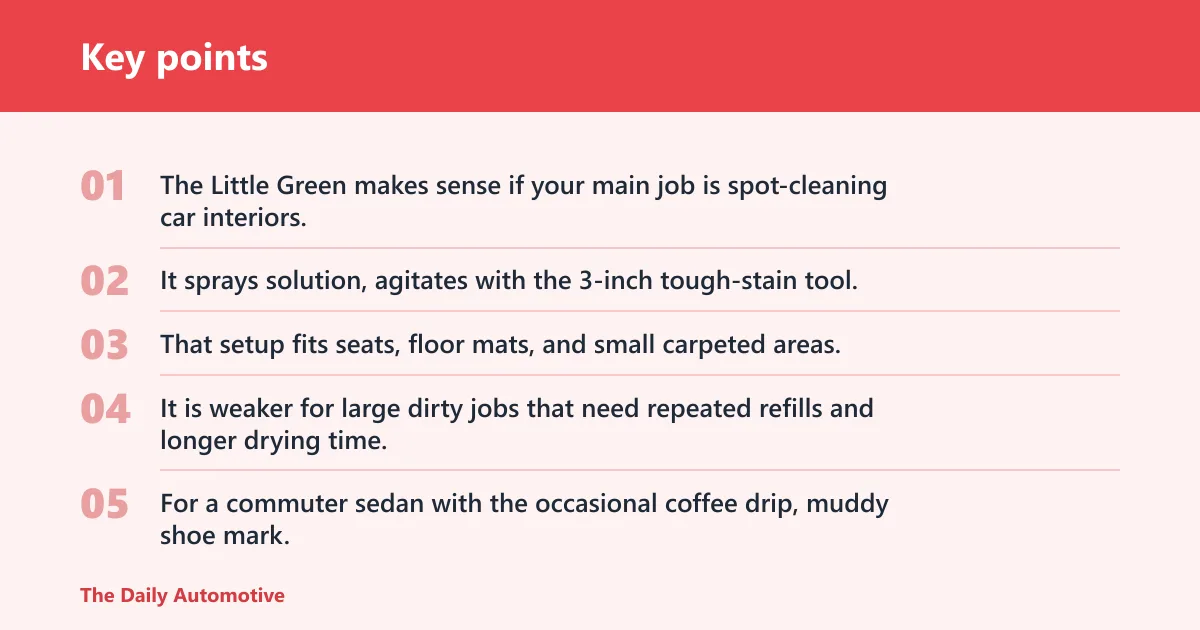 Key points: Verdict on the Little Green