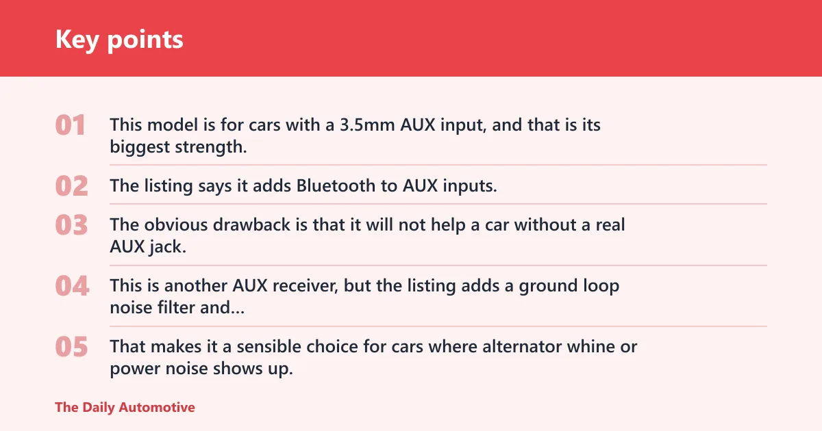 Key points: Must-have