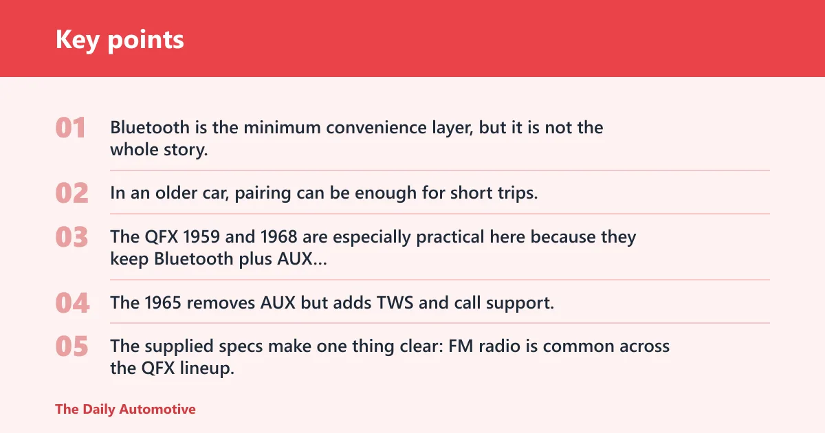 Key points: Which QFX model is easiest to use?