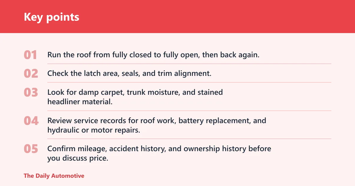 Key points: Z4 pre-purchase checklist