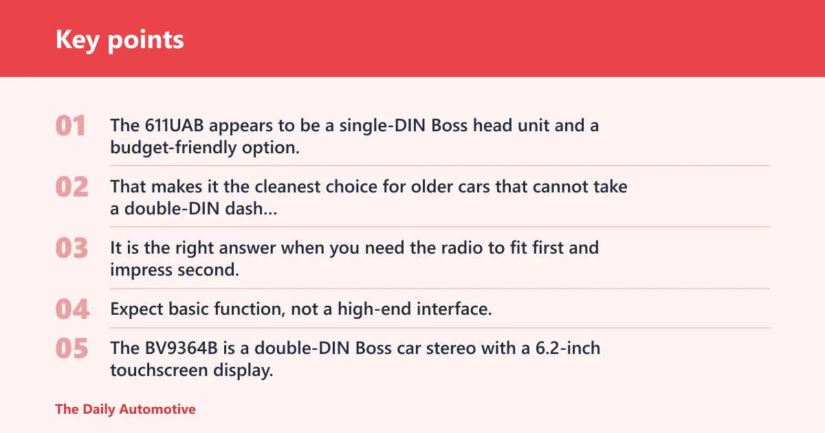 Key points: Which Boss model should you buy?