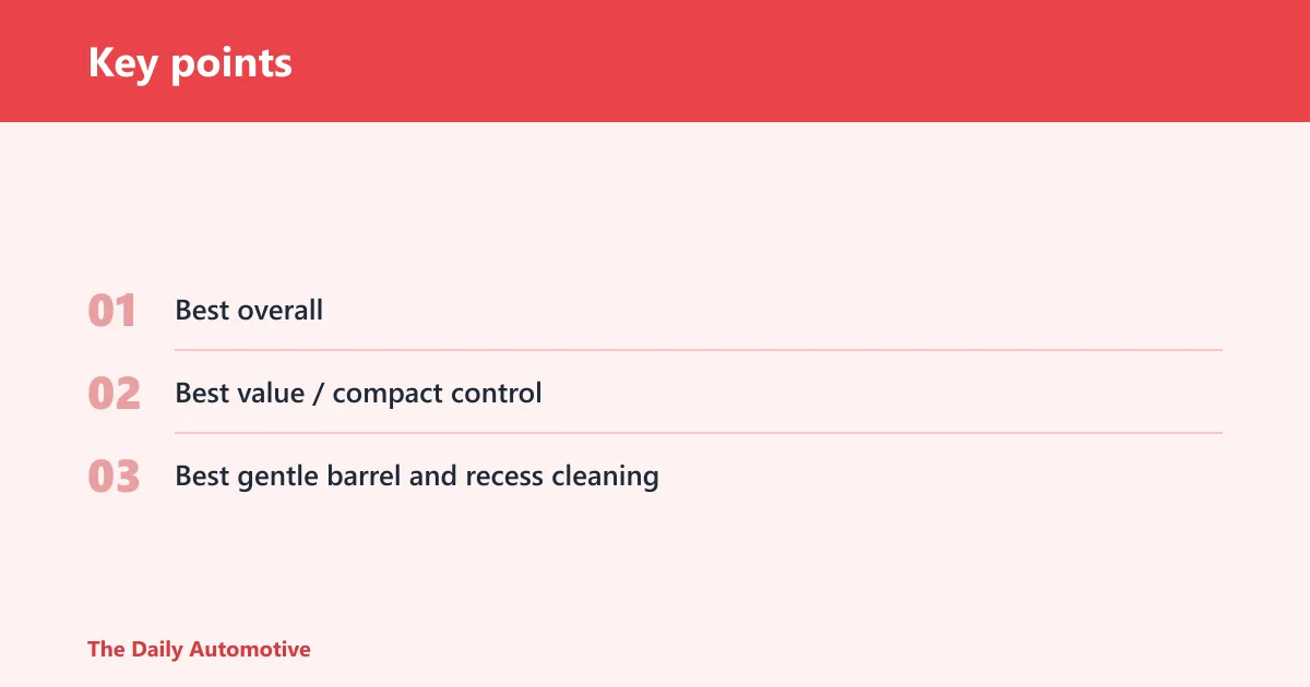 Key points: Top wheel brush picks at a glance
