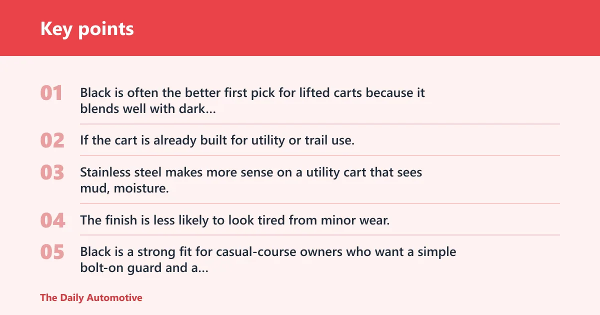 Key points: Choose Black if… / Choose Stainless Steel if…