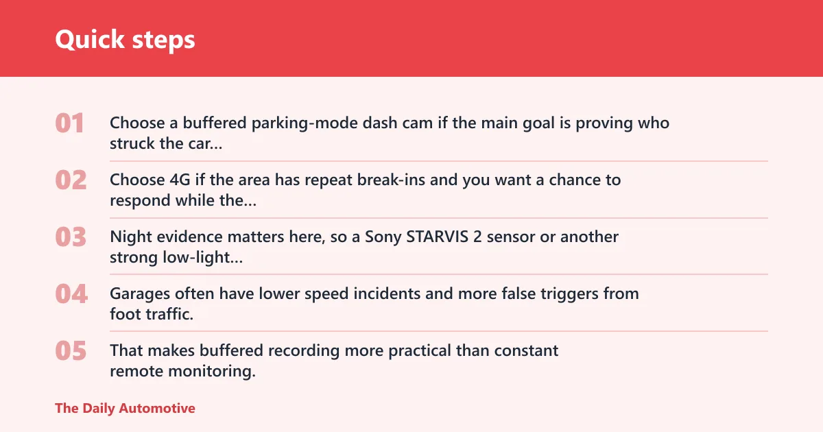Quick steps: Which setup fits your parking situation?