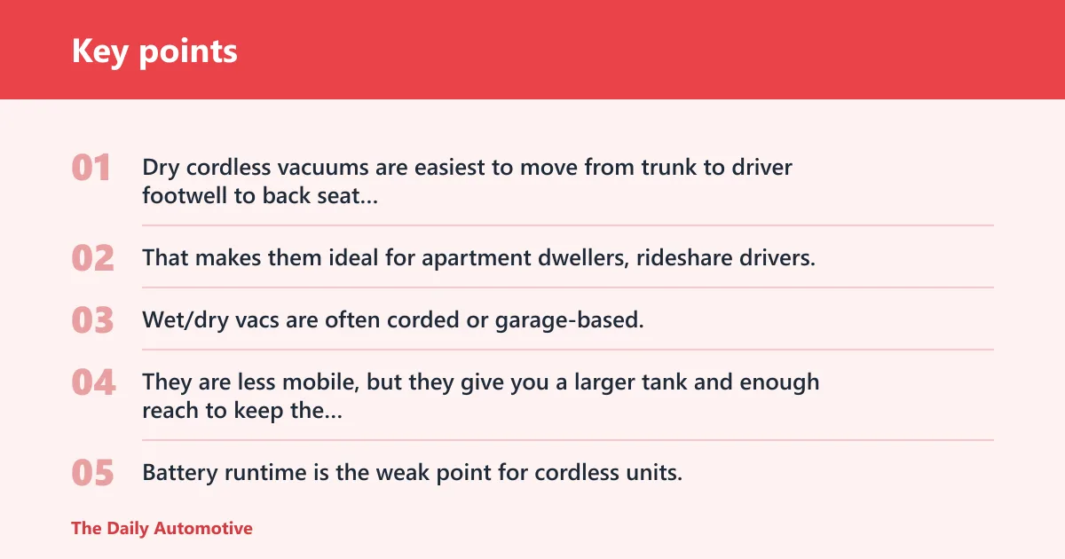 Key points: How the comparison breaks down