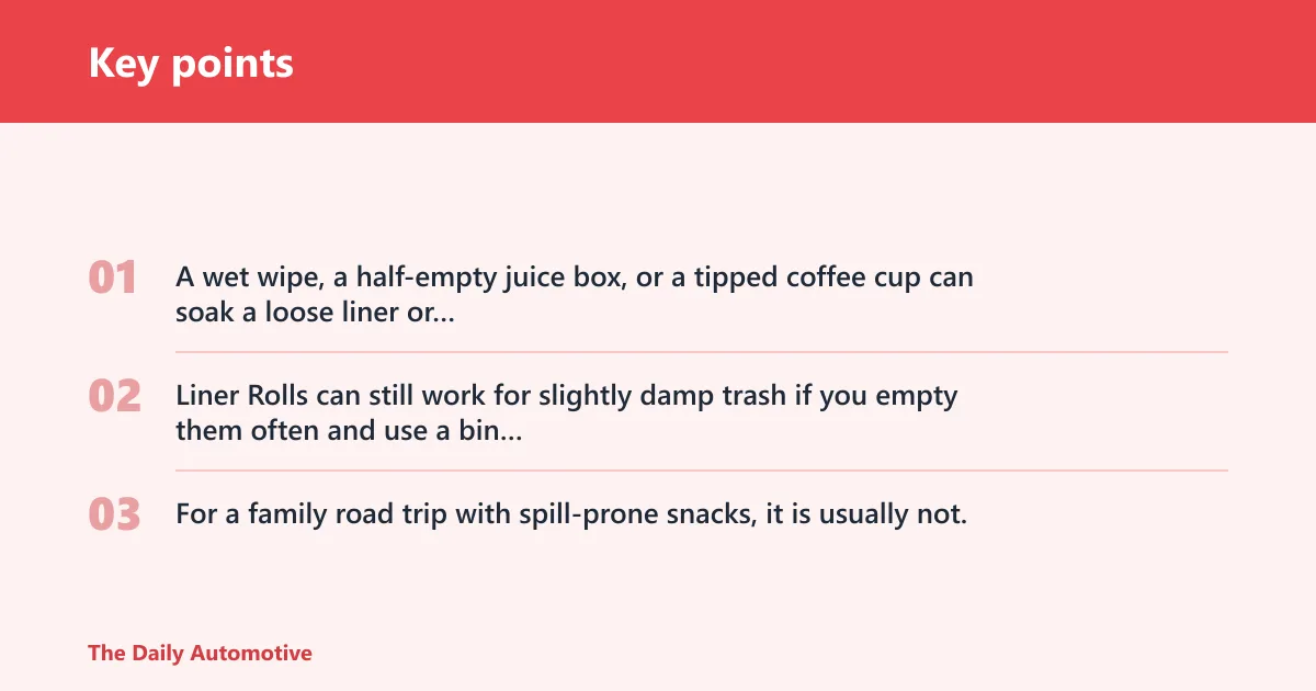 Key points: Which format handles spills better?