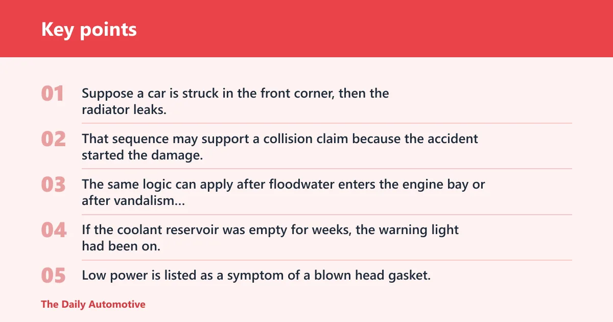 Key points: Can overheating support a claim?