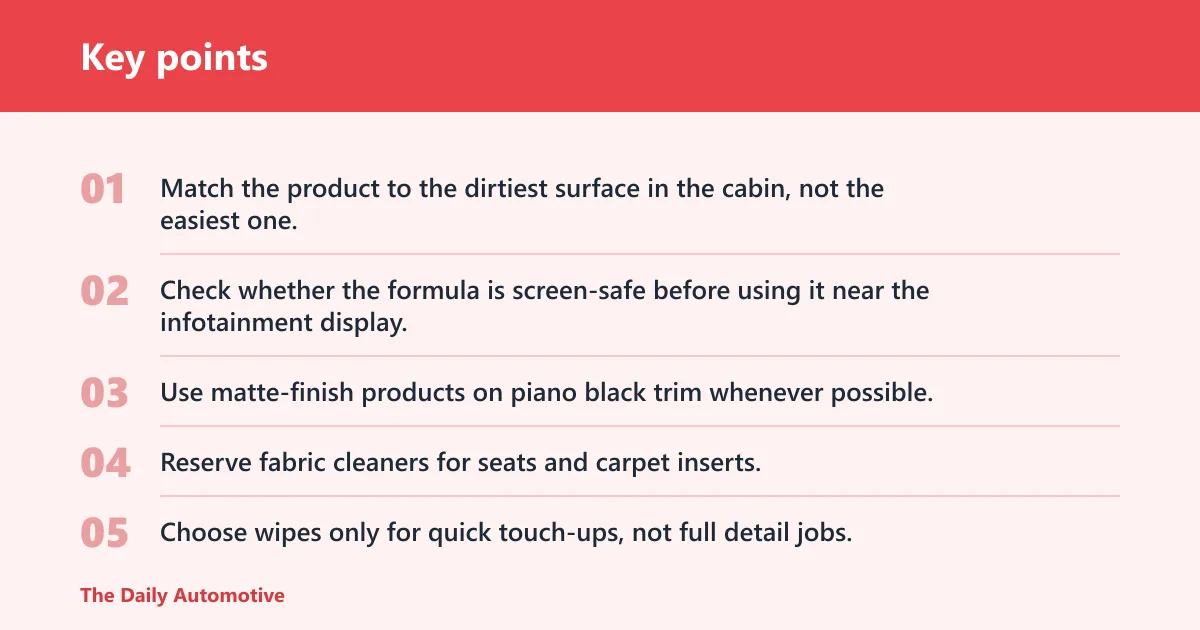Key points: How do you choose the right formula?