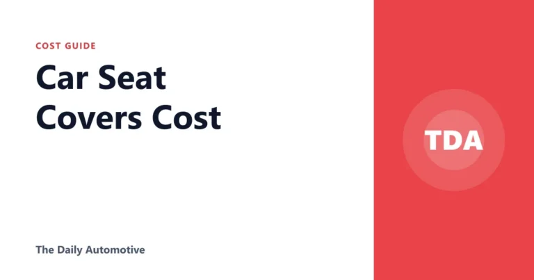 Car Seat Covers Cost