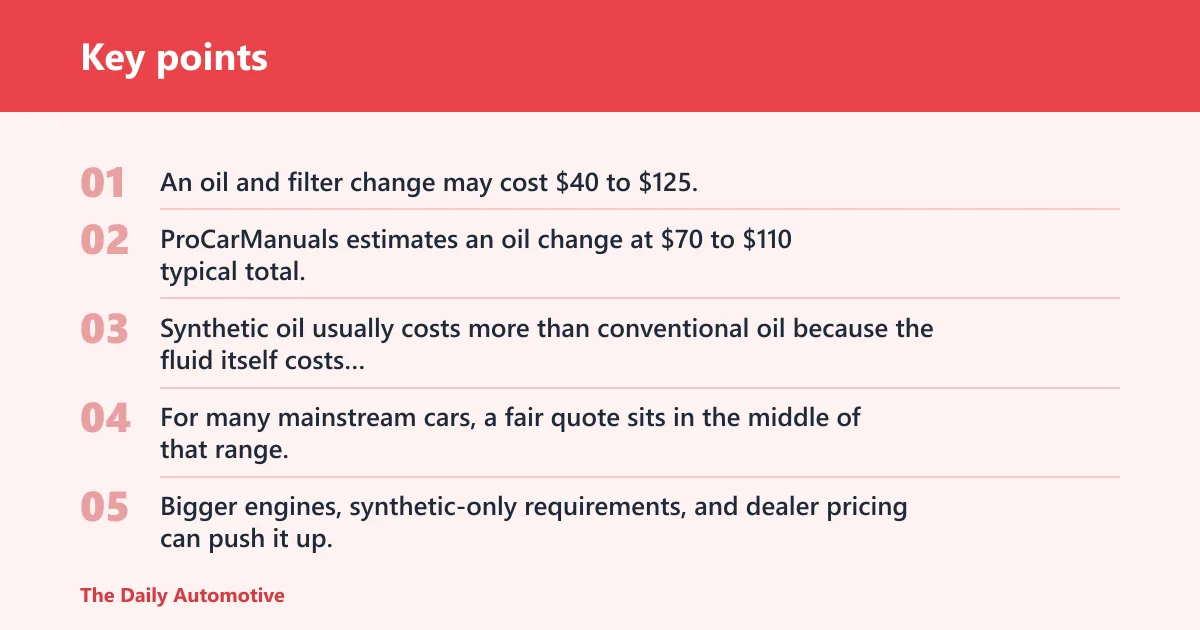 Key points: Common service costs by job