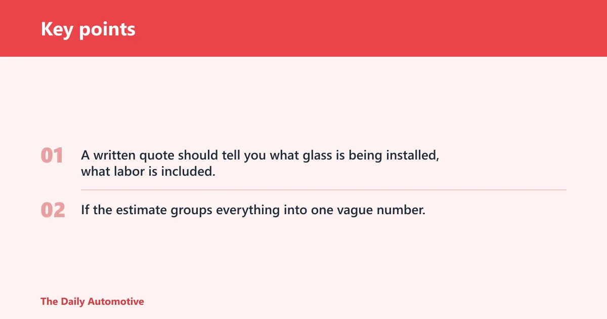 Key points: Car window quote decoder