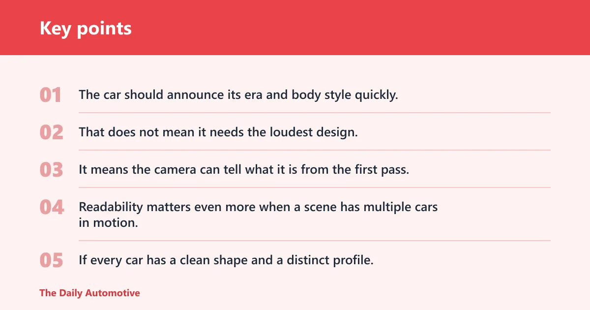 Key points: What makes a good screen car?