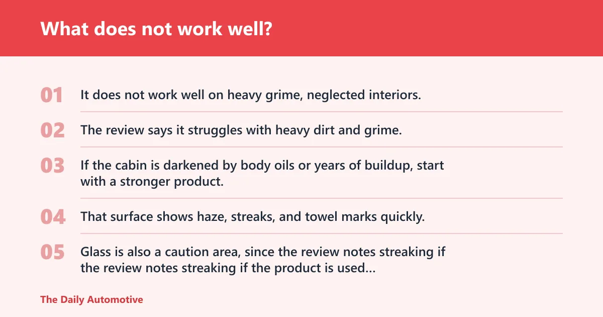 Steps: What does not work well?