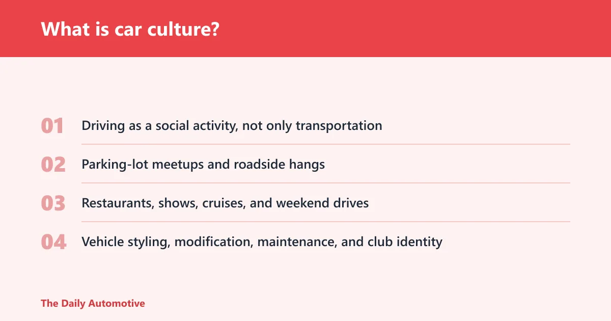 Steps: What is car culture?