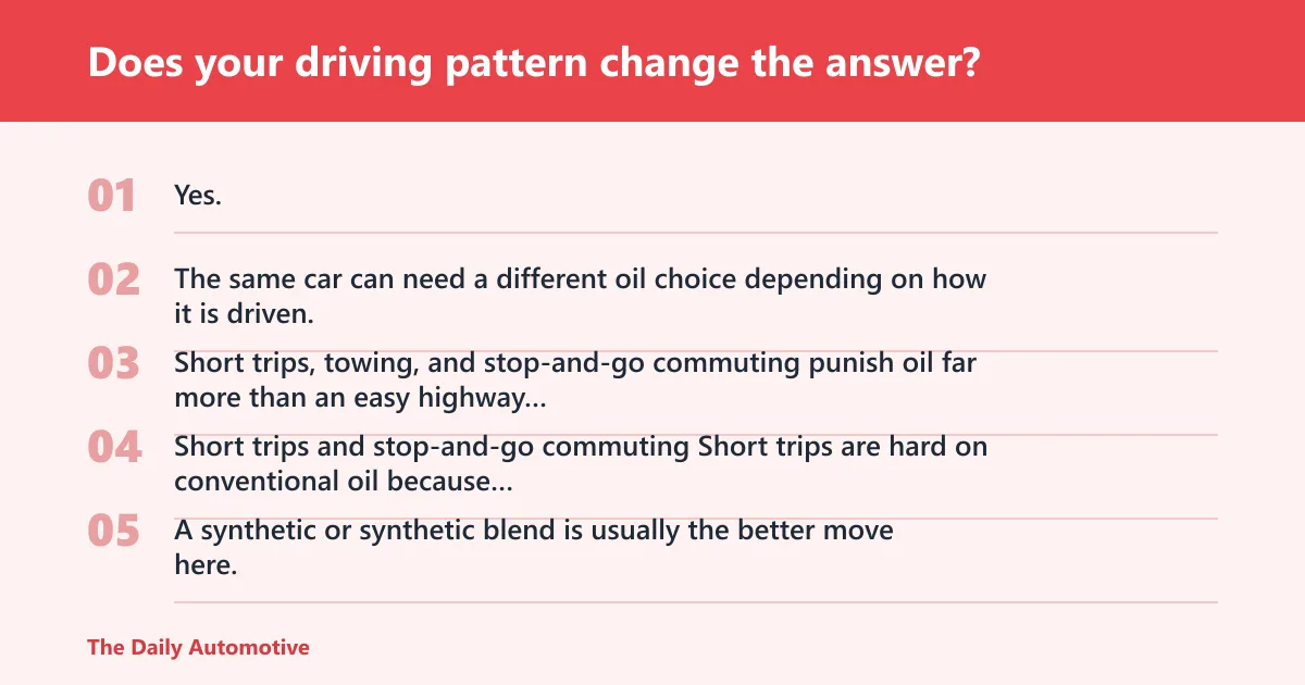 Steps: Does your driving pattern change the answer?