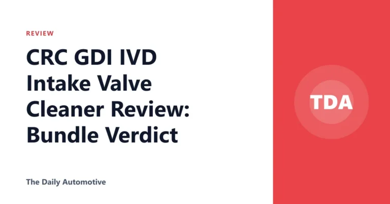 CRC GDI IVD Intake Valve Cleaner Review: Bundle Verdict