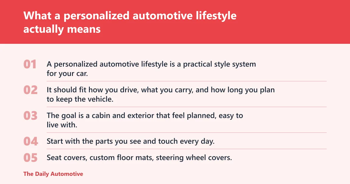 Steps: What a personalized automotive lifestyle actually means