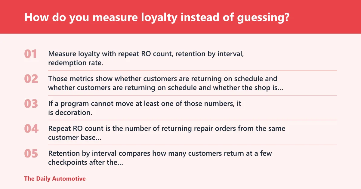 Steps: How do you measure loyalty instead of guessing?